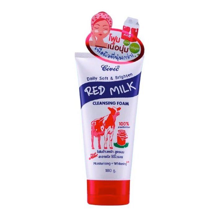 Civic Red Milk Cleansing Foam Face Wash