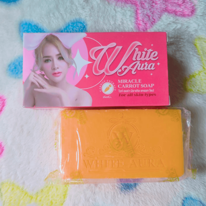 White Aura Miracle Carrot Soap