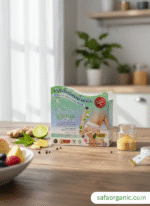 **SAFA Natural Slimming Herb + Collagen** is a 100% organic slimming capsule from Thailand that quickly burns fat, controls appetite, detoxifies the body, and enhances skin glow. Comes in a **30-capsule pack — safe and effective.** - Image 4